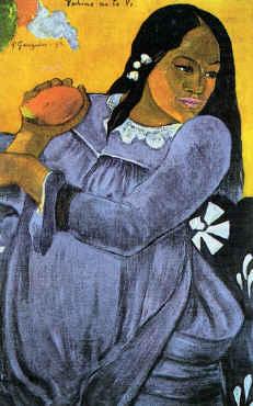 Paul Gauguin Woman with Mango china oil painting image